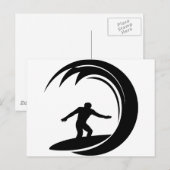 Carte Postale Conception des surfers (Devant / Derrière)