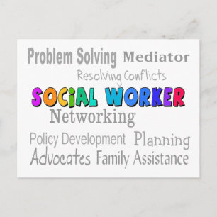 Carte Postale Conception des tâches professionnelles des travail