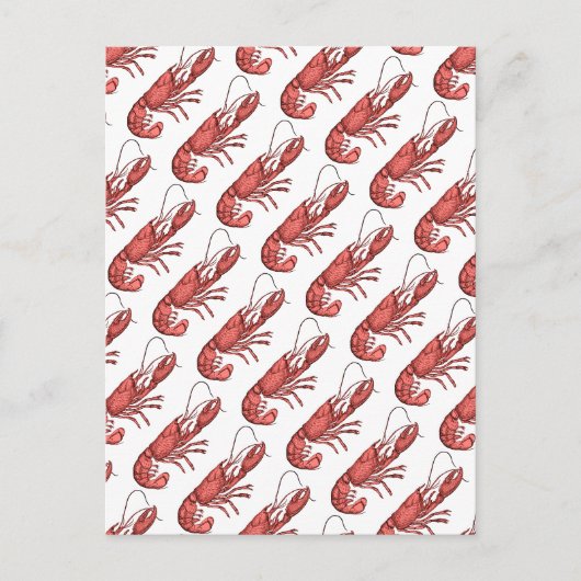 Carte Postale Conception d'image Red Lobster (Devant)