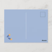 Carte Postale Conception d'invitation de pistolets à mousse (Dos)