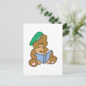 Carte Postale Conception d'ours en peluche pour l'heure de l'his (Debout devant)