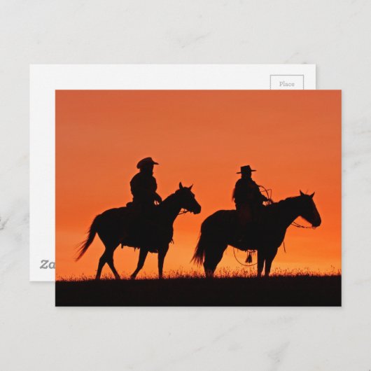 Carte Postale Conception du circuit Sunset Cowboy (Devant / Derrière)