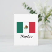 Carte Postale Conception du drapeau du Mexique (Debout devant)