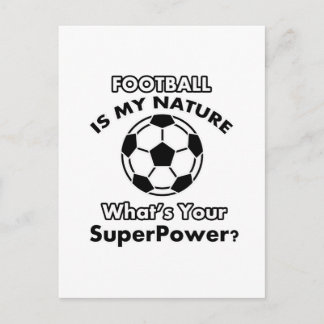 Carte Postale conception du football