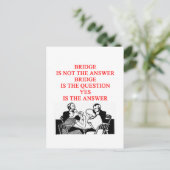 Carte Postale conception du lecteur de pont (Debout devant)