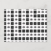 Carte Postale Conception du Motif du logo géométrique 2 (Devant)