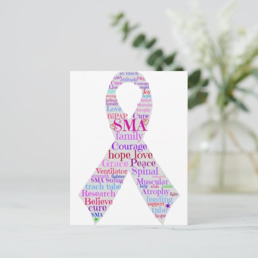 Carte Postale Conception du ruban SMA (Debout devant)