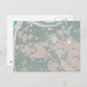 Carte Postale Conception en marbre (Devant / Derrière)