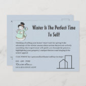 Carte Postale Conception exquise pour l'immobilier saisonnier d' (Devant / Derrière)