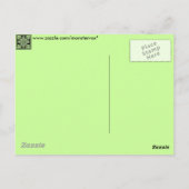 Carte Postale Conception florale (Dos)
