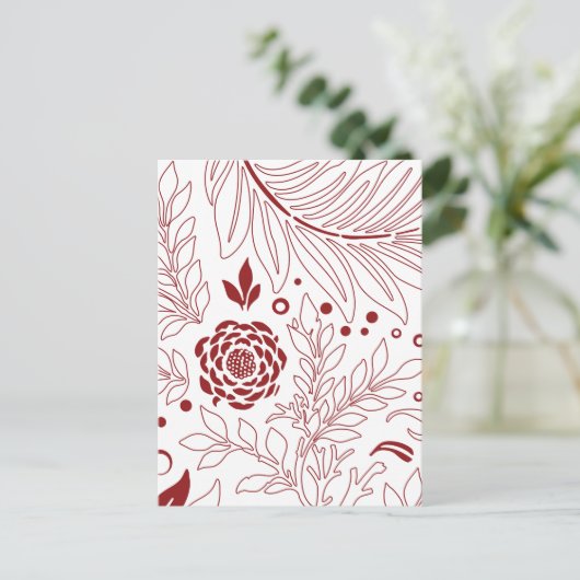 Carte Postale Conception Florale 28 (Debout devant)