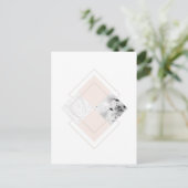 Carte Postale Conception géométrique du marbre (Debout devant)