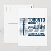 Carte Postale Conception graphique de la skyline urbaine de Toro (Devant / Derrière)