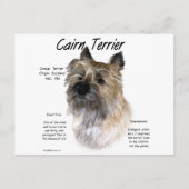 Carte Postale Conception historique de Cairn Terrier (Devant)