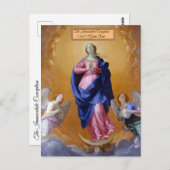 Carte Postale Conception Immaculée (Devant / Derrière)