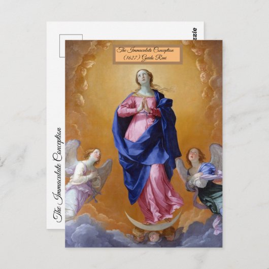 Carte Postale Conception Immaculée (Devant / Derrière)
