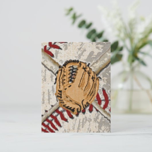 Carte Postale Conception impressionniste du baseball (Debout devant)
