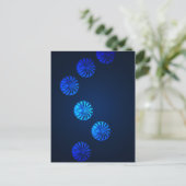 Carte Postale Conception Irlandaise Cristal Bleu (Debout devant)