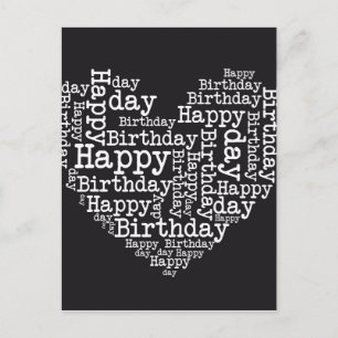 Carte Postale Conception joyeux anniversaire