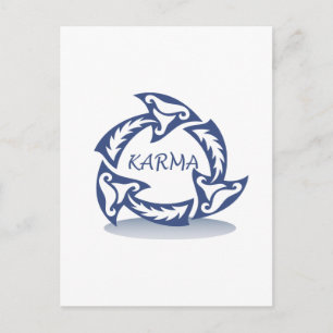 Carte Postale Conception karma