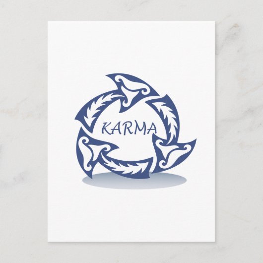 Carte Postale Conception karma (Devant)