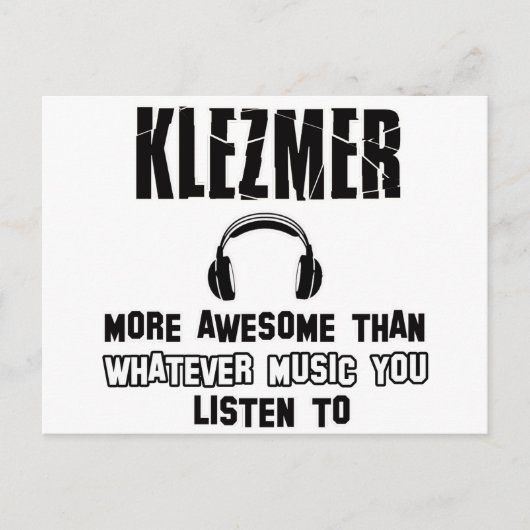 Carte Postale conception klezmer (Devant)
