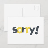 Carte Postale Conception moderne, ludique, dynamique, audacieuse (Devant / Derrière)