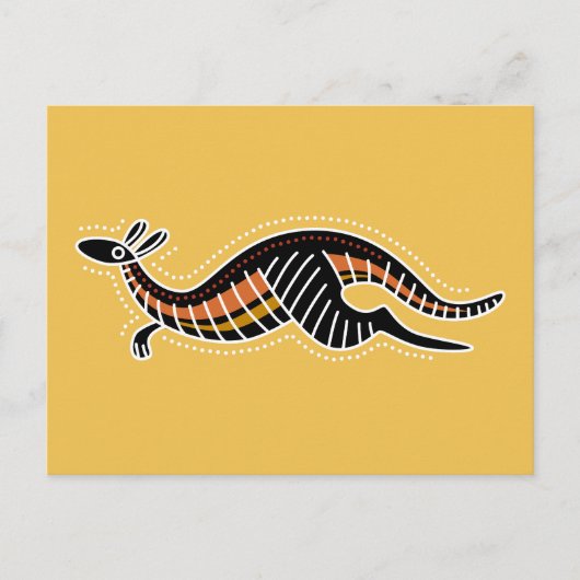 Carte Postale Conception pointillée Kangaroo (Devant)