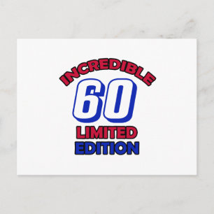 Carte Postale Conception pour 60 ans