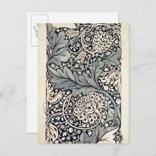 Carte Postale Conception pour Avon Chintz, c.1886 (Devant / Derrière)