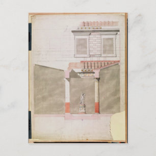 Carte Postale Conception pour l'atrium du palais Pompéi