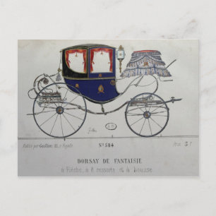 Carte Postale Conception pour une Coupe Dorsay de Fantaisie