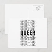 Carte Postale Conception Queer Rétro (Devant / Derrière)