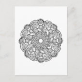 Carte Postale Conception ronde inspirée (Devant)