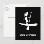 Carte Postale Conception silhouette de la pédale (Devant / Derrière)