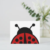 Carte Postale Conception simple de coccinelle (Debout devant)