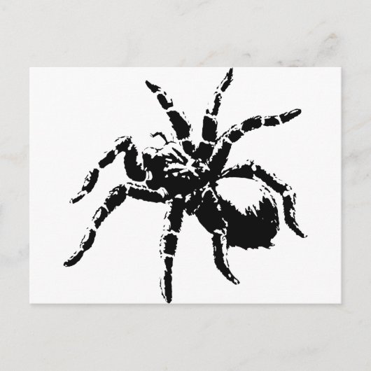 Carte Postale Conception Tarantula déplaisante (Devant)