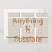 Carte Postale Conception tonale neutre minimaliste géométrique b (Devant / Derrière)