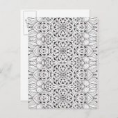 Carte Postale Conception tribale (Devant / Derrière)