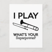 Carte Postale conception trombone (Devant)