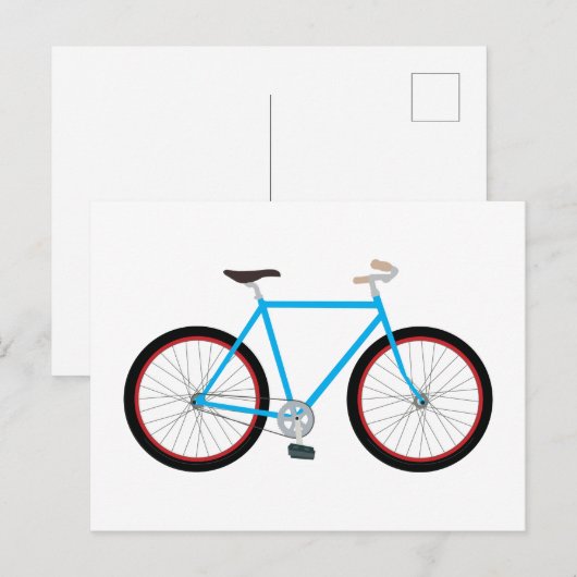 Carte Postale Conception Vélo (Devant / Derrière)
