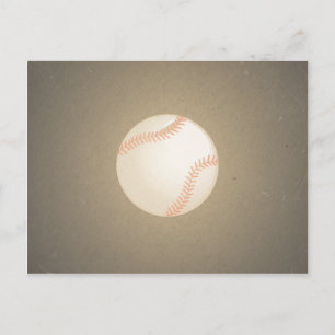 Carte Postale Conception vintage de base-ball. Motif de sport