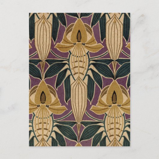 Carte Postale Conception vintage de prunes (Devant)