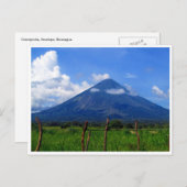 Carte Postale conception volcanique (Devant / Derrière)