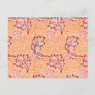 Carte Postale Conception William Morris, Pomme, couleur pêche-ma