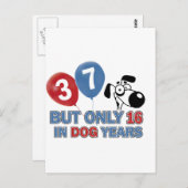 Carte Postale conceptions 37 an d'années de chien (Devant / Derrière)