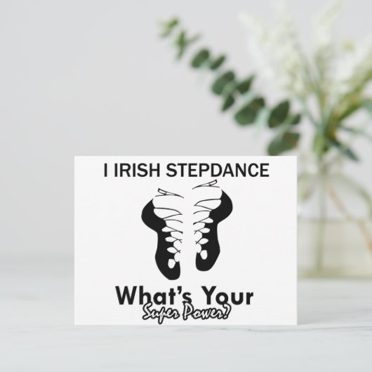 Carte Postale conceptions de danse step irlandais (Debout devant)