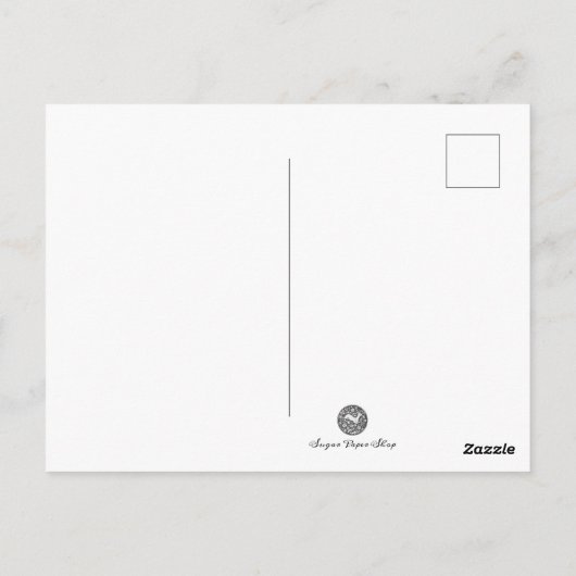 Carte Postale Conceptions graphiques abstraites de feux d'artifi (Dos)