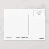 Carte Postale Conceptions modernes de vague bleue (Dos)
