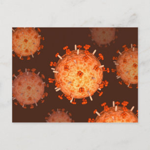 Carte Postale Conceptual Image Of Influenza Causing Flu 2